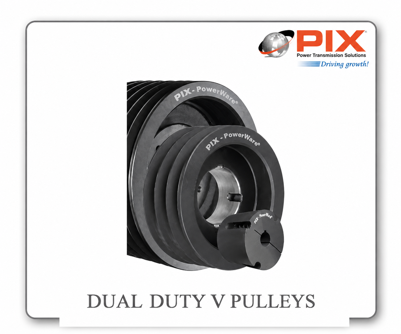 DUAL DUTY V PULLEYS
